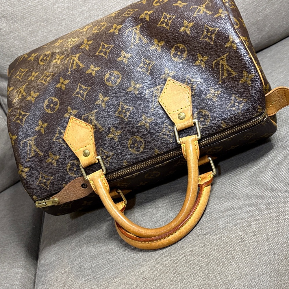 Louis Vuitton Speedy 30 Monogram Authentic COA LegitGrails MB2067 - Picture 12 of 15